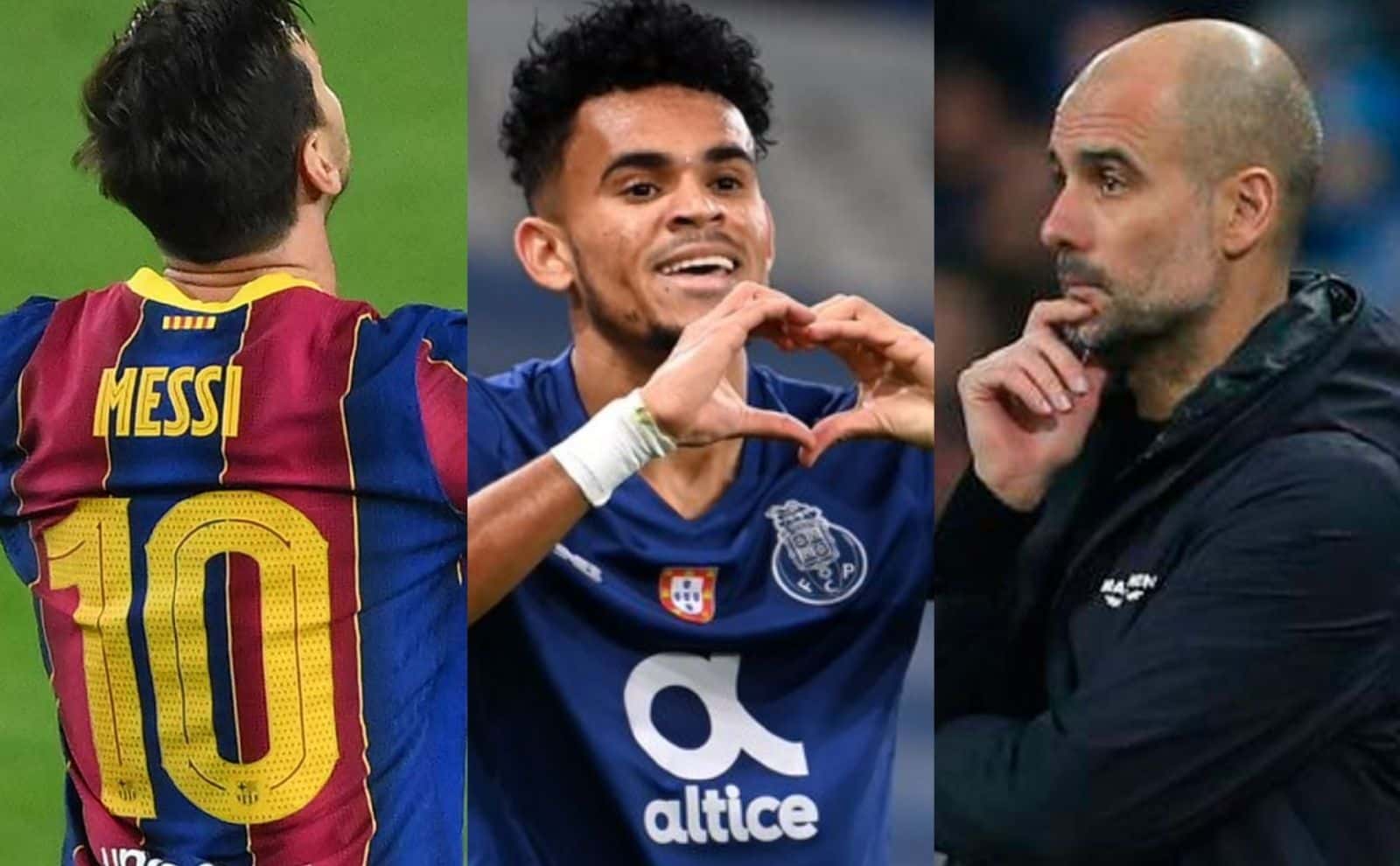 Luis Díaz anotó un gol es estilo de Lionel Messi y así fue cómo reaccionó Pep Guardiola con sus jugadores, que quedaron en el piso