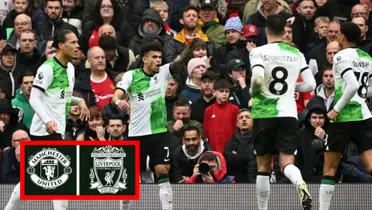 Luis Diaz anotó un golazo con Liverpool vs Manchester United (Fotos: El País, redes Liverpool)