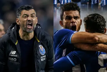 Luis Díaz aparte de hacer goles también da brillantes asistencias y realizó una jugada que emocionó a Sérgio Conceição y todos los hinchas del FC Porto.