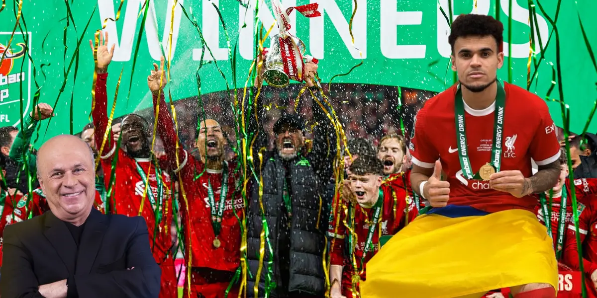 Luis Díaz campeón de Copa con el Liverpool y así se rindió Carlos Antonio Vélez
