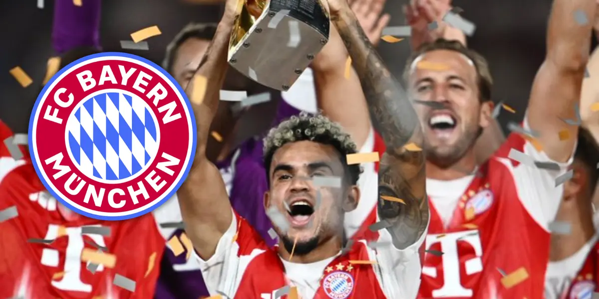 Luis Díaz celebra en Alemania su primer titulo y esto dijo Foto: Escudoteca y FC Bayern