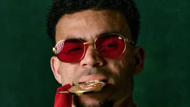 Luis Díaz celebró con estilo y sus gafas cuestan una fortuna en pesos colombianos Foto: LFC