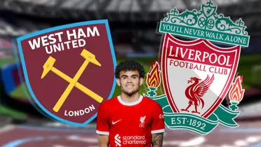 Luis Díaz con buen rendimiento en el Liverpool contra West Ham