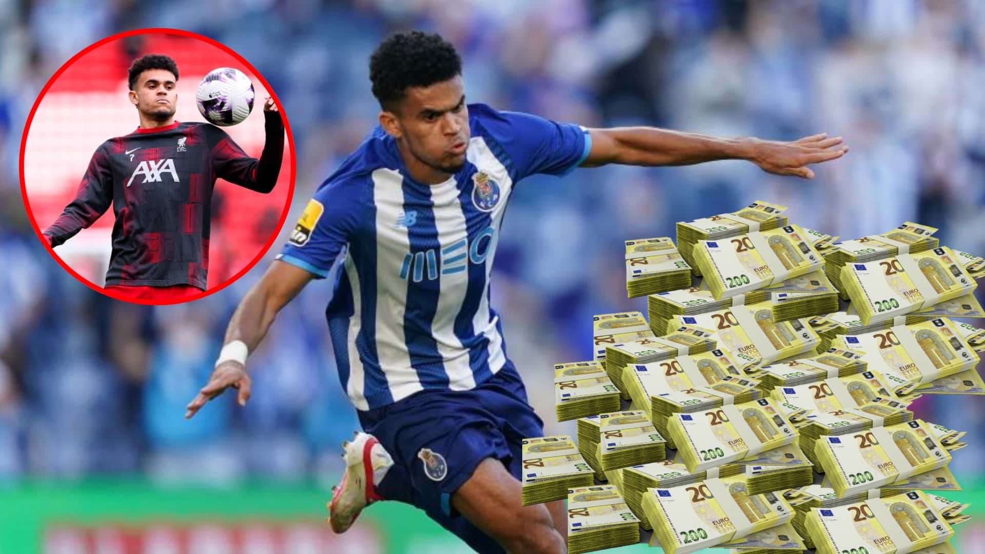 Luis Díaz con la camiseta de Porto- Fotos: Futbolred, El Universal