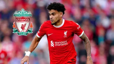 Luis Díaz con la camiseta del Liverpool. FOTO: BeIN Sports