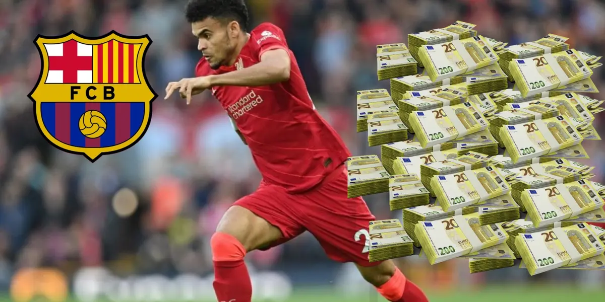 Luis Díaz con Liverpool- Fotos: Pinterest, Radio Nacional de Colombia