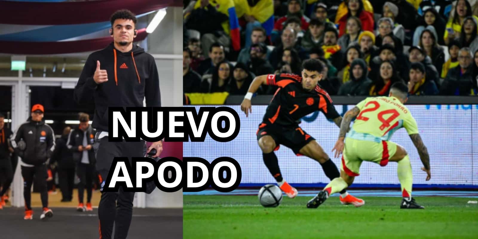 Luis Díaz con nuevo apodo. Fotos tomada de Instagram @luisdiaz19_