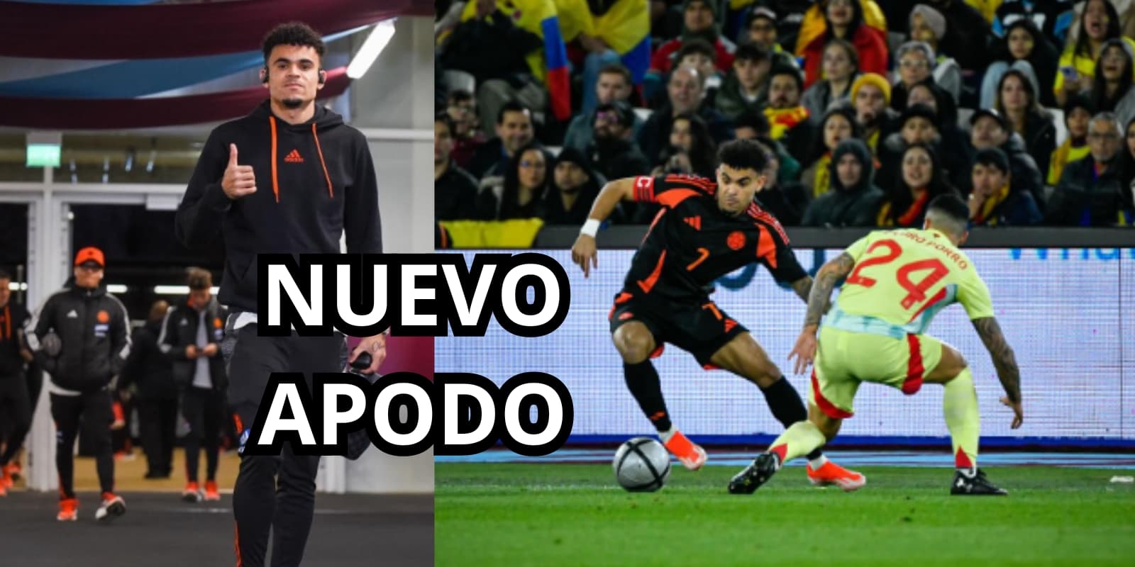 Luis Díaz con nuevo apodo. Fotos tomada de Instagram @luisdiaz19_