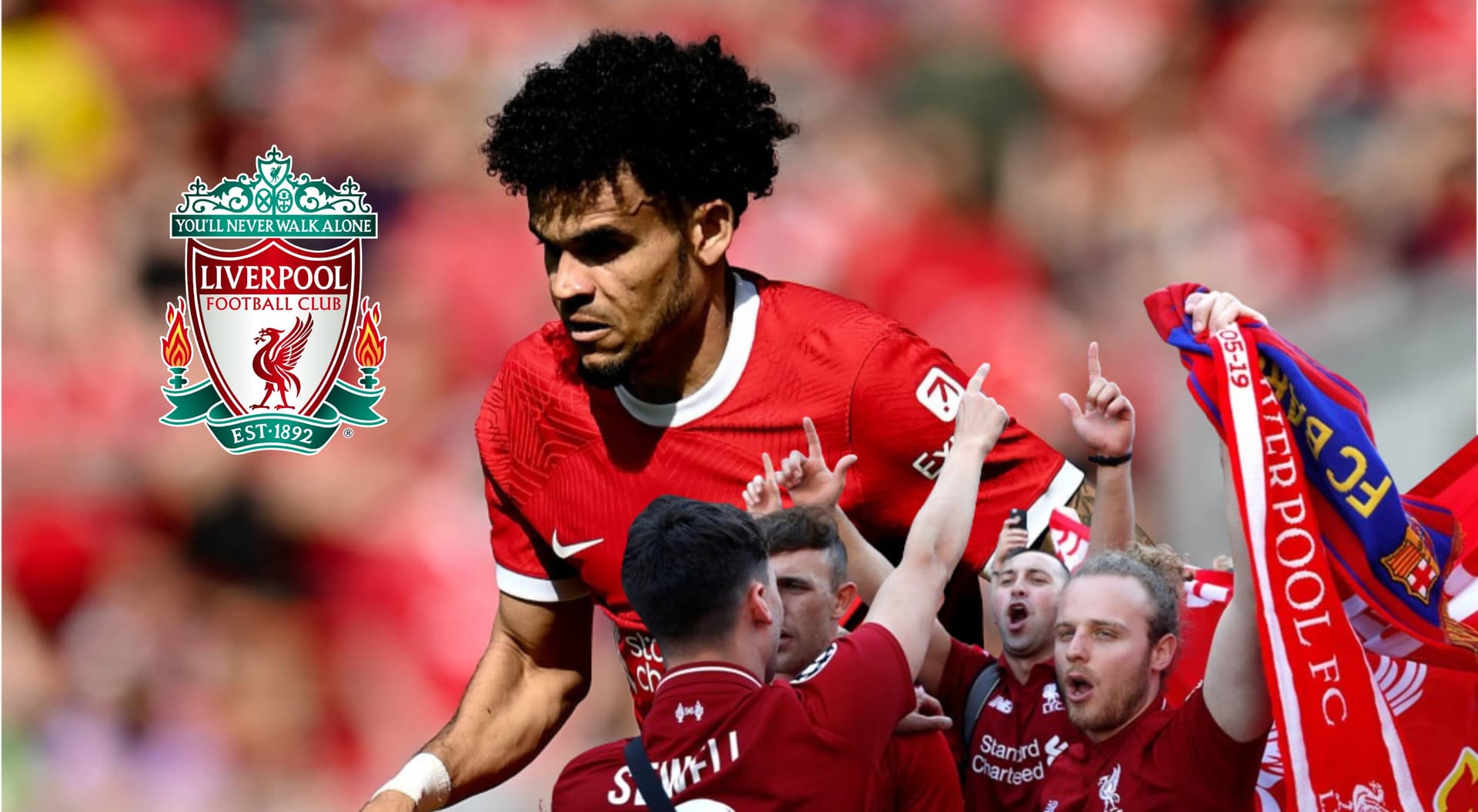 Luis Díaz cumplió 2 años en Liverpool.