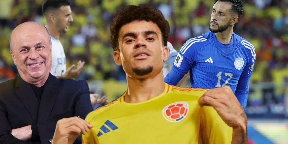 Luis Díaz de la selección Colombia- Fotos: Win Sports, Colombia.com, W Radio