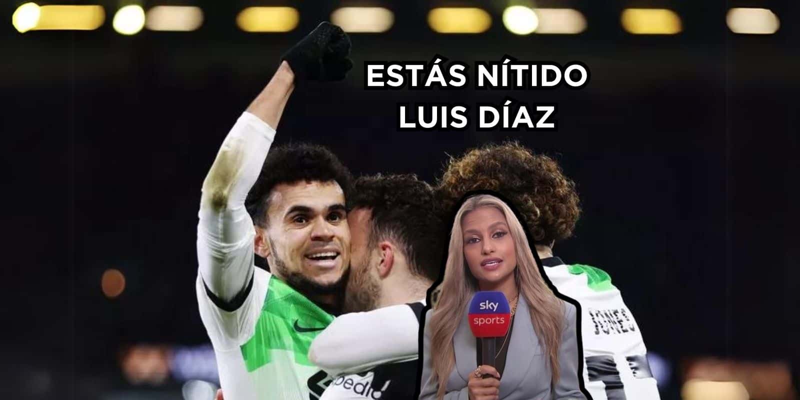 Luis Díaz es destacado en la prensa de Inglaterra apenas inició el año 2024.