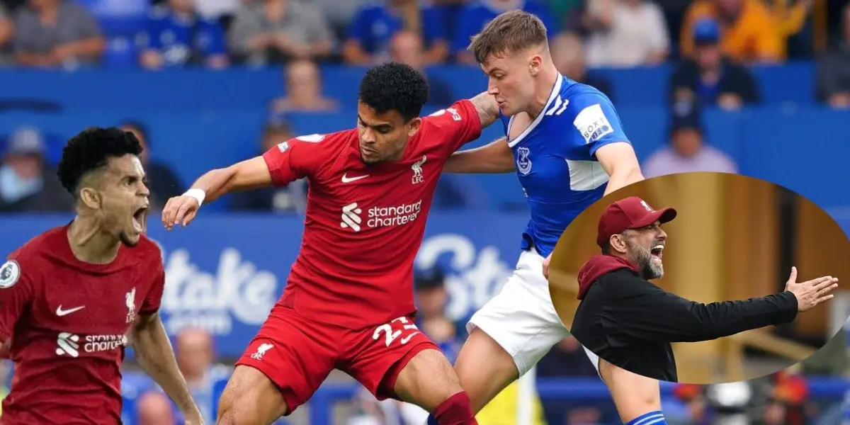 Luis Díaz es titular en el partido que juega Liverpool ante Everton en Premier League