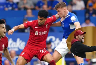 Luis Díaz es titular en el partido que juega Liverpool ante Everton en Premier League