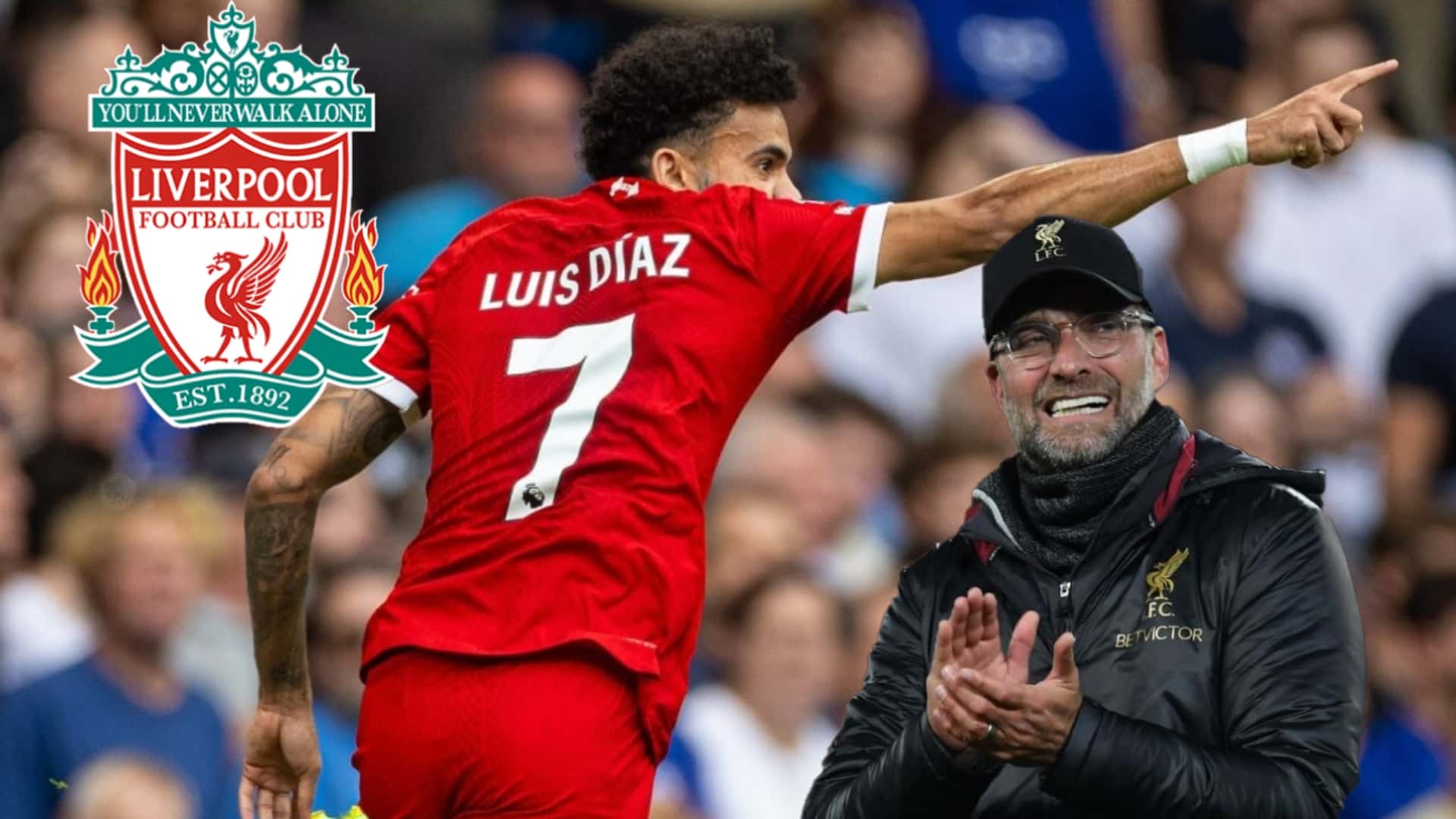 Luis Díaz es un crack en Liverpool (Foto tomada de Noticias Caracol, VIP Deportivo)