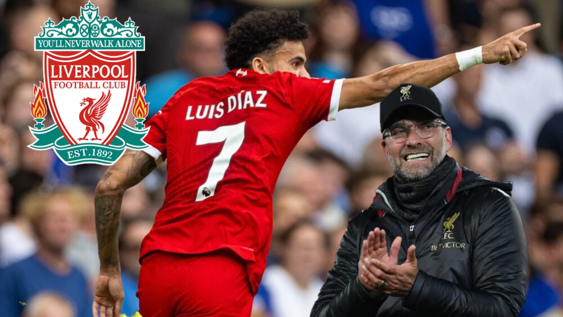 Luis Díaz es un crack en Liverpool (Foto tomada de Noticias Caracol, VIP Deportivo)