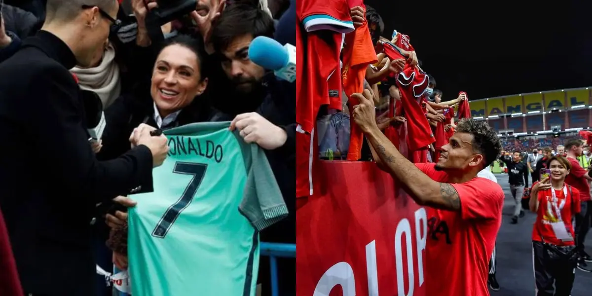 Luis Díaz está con el Liverpool en Tailandia.