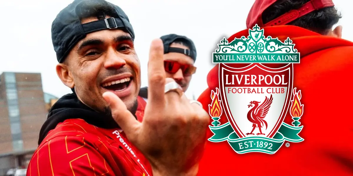 Luis Díaz está esperando la decisión del Liverpool sobre su futuro Foto: Escudoteca y Luis Díaz