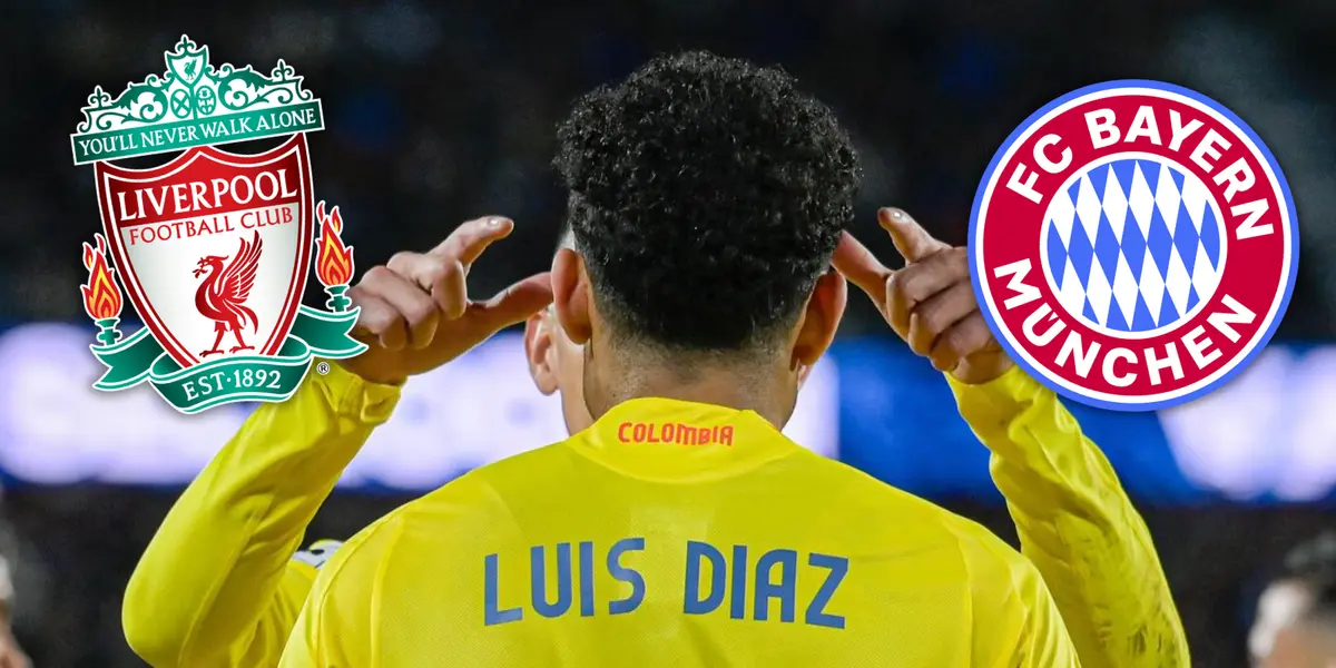Luis Díaz está por definir su futuro y esto responden desde Anfield Foto: Luis Díaz y Escudoteca