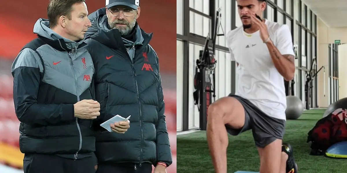 Luis Díaz está ya casi recuperado de su lesión y la mano derecha de Jürgen Klopp hizo importantes comentarios.