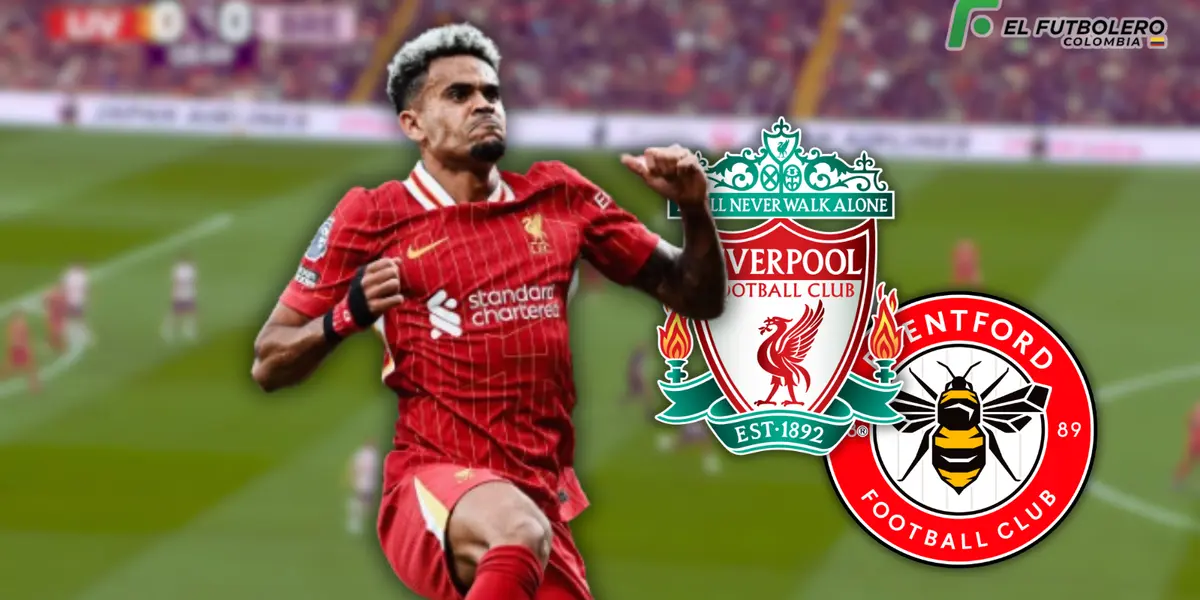 Luis Díaz Foto: Captura de ESPN, LFC y Escudoteca PN