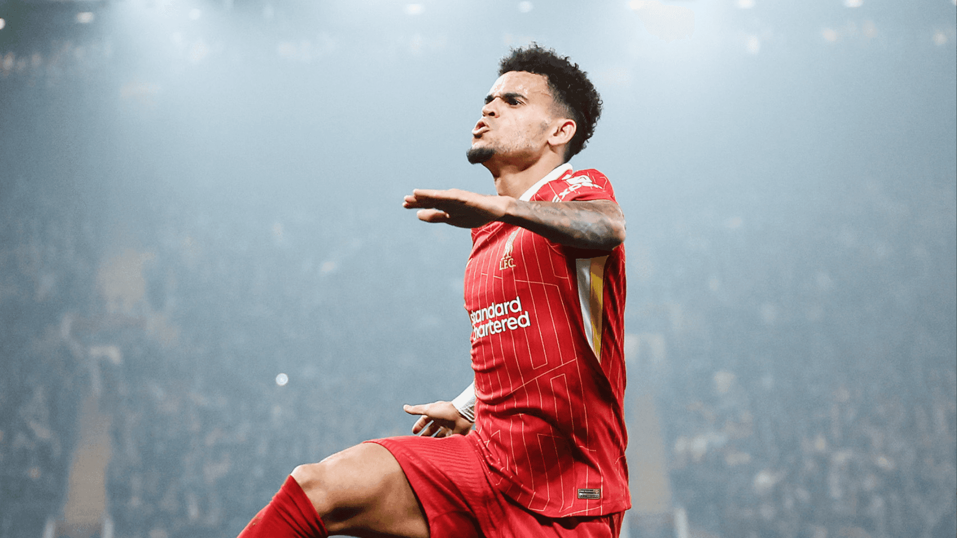 Luis Díaz. Foto: redes del Liverpool.