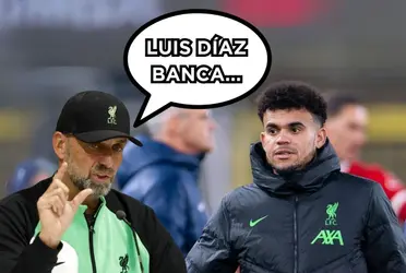 Luis Díaz fue banqueado en el Liverpool y Klopp explicó esa decisión que tomó.