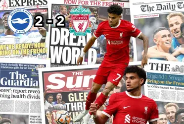 Luis Díaz fue destacado en el partido del Liverpool contra el Brighton.