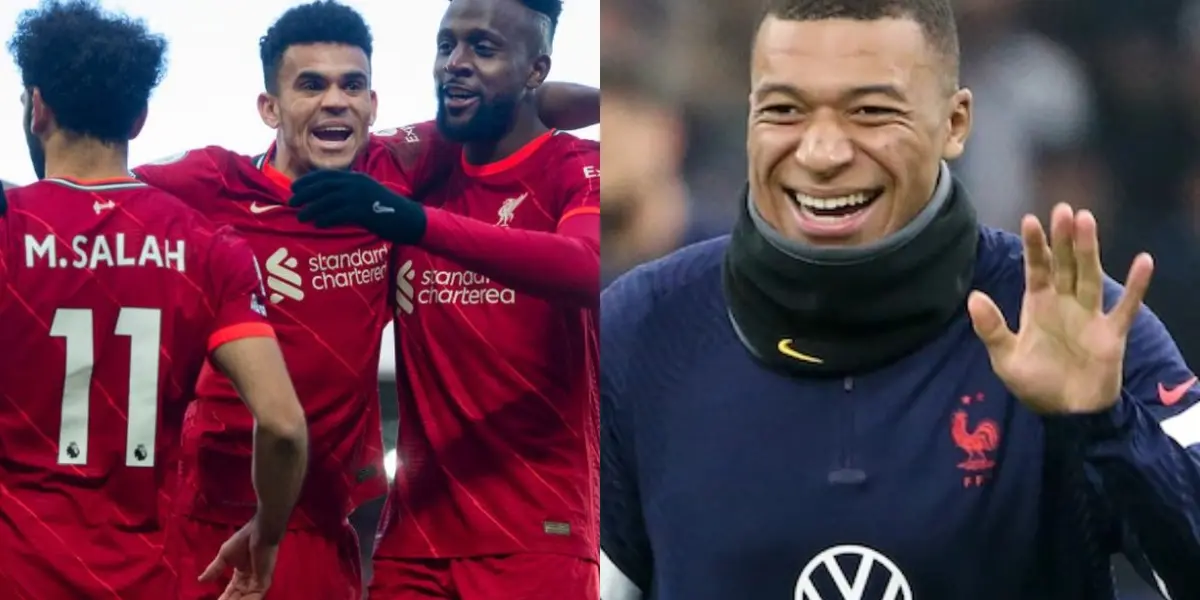 Luis Díaz fue homenajeado por una artista en Inglaterra y recordaron algo similar con Kylian Mbappé.