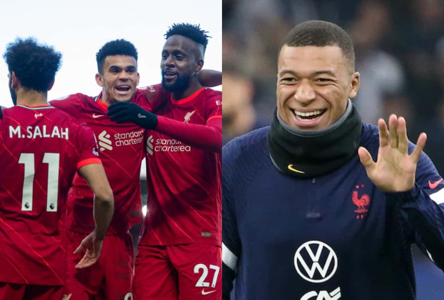 Luis Díaz fue homenajeado por una artista en Inglaterra y recordaron algo similar con Kylian Mbappé.