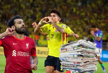 Luis Díaz humilló a Brasil y lo que dice la prensa por Mohamed Salah de Liverpool