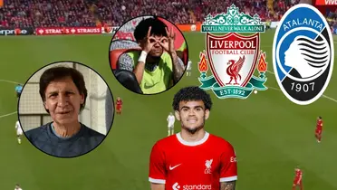 Luis Díaz inició como suplente en el partido entre Liverpool contra Atalanta en la Europa League 2024