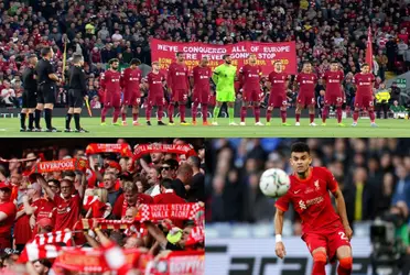 Luis Díaz jugó en la Champions League contra el Ajax.