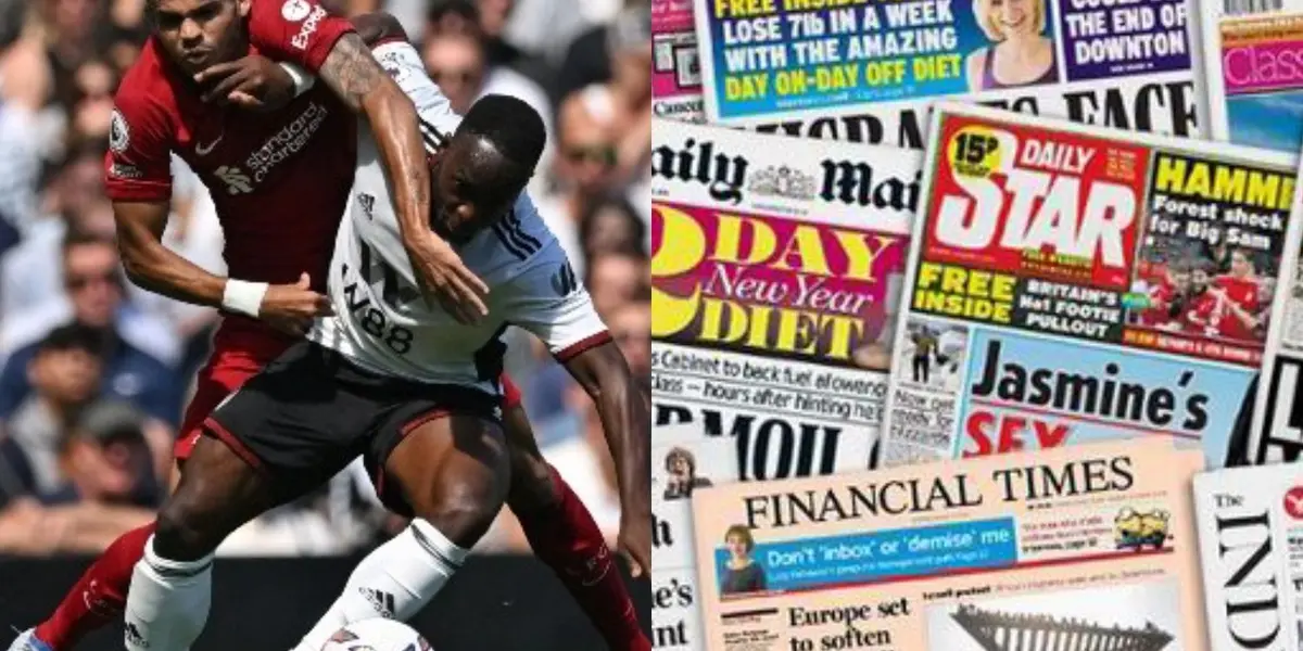 Luis Díaz jugó su primer encuentro de la Premier League de este semestre y los medios internacionales reseñaron su trabajo.