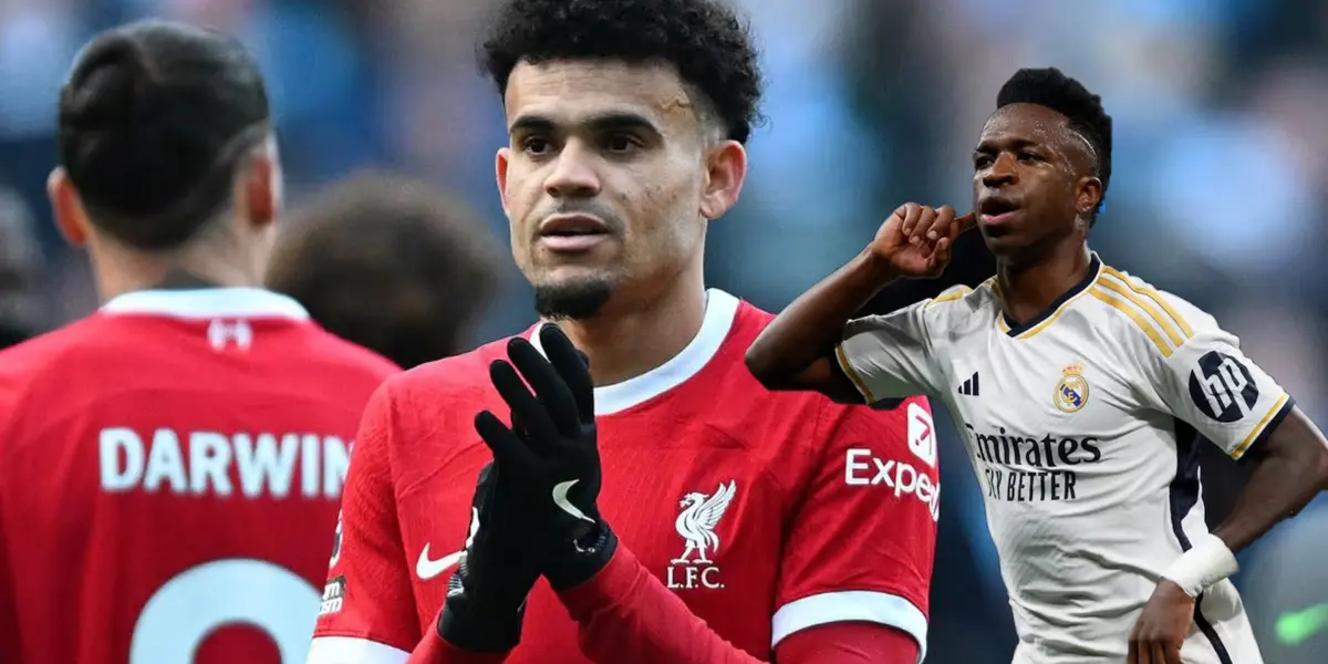 Luis Díaz la camiseta del Liverpool- Fotos: W Radio, El País