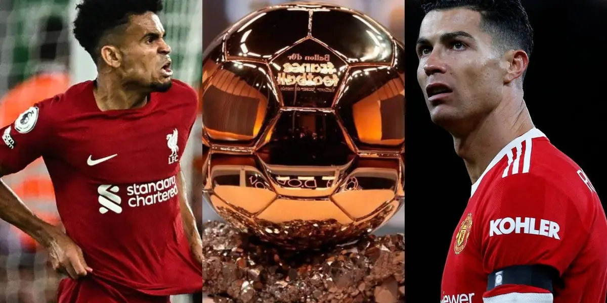 Luis Díaz en la gala del Balón de Oro le dio una lección a Cristiano Ronaldo.