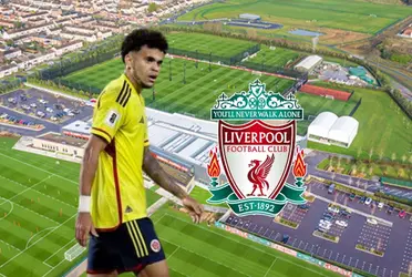 Luis Díaz en la Selección Colombia recibe noticias desde Inglaterra.