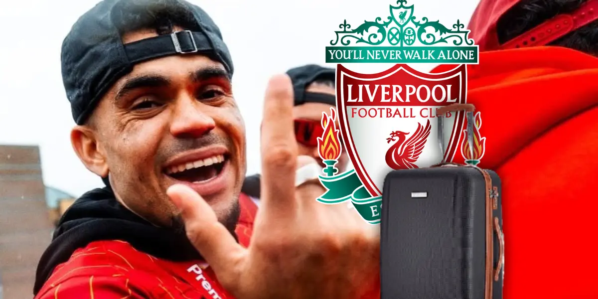 Luis Díaz lanzó un mensaje que podría ser su despedida del Liverpool tras ganar la Premier Foto: Luis Díaz, Pexels y Escudoteca