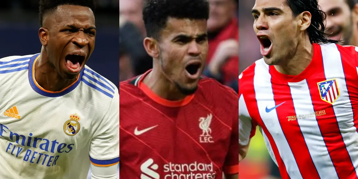 Luis Díaz le pasó por encima a un récord de Radamel Falcao y ahora está en el selecto grupo de Vinícius Júnior.