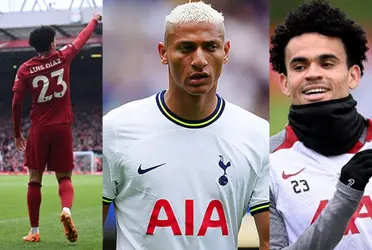 Luis Díaz en Liverpool le dio una lección de humildad a Richarlison del Tottenham.