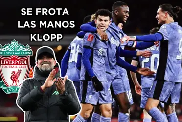 Luis Díaz no para de dar buenas noticias en el Liverpool de Inglaterra.