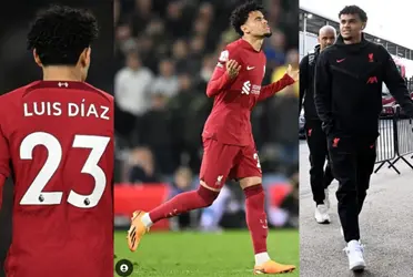 Luis Díaz pudo volver a jugar con el Liverpool de Inglaterra.
