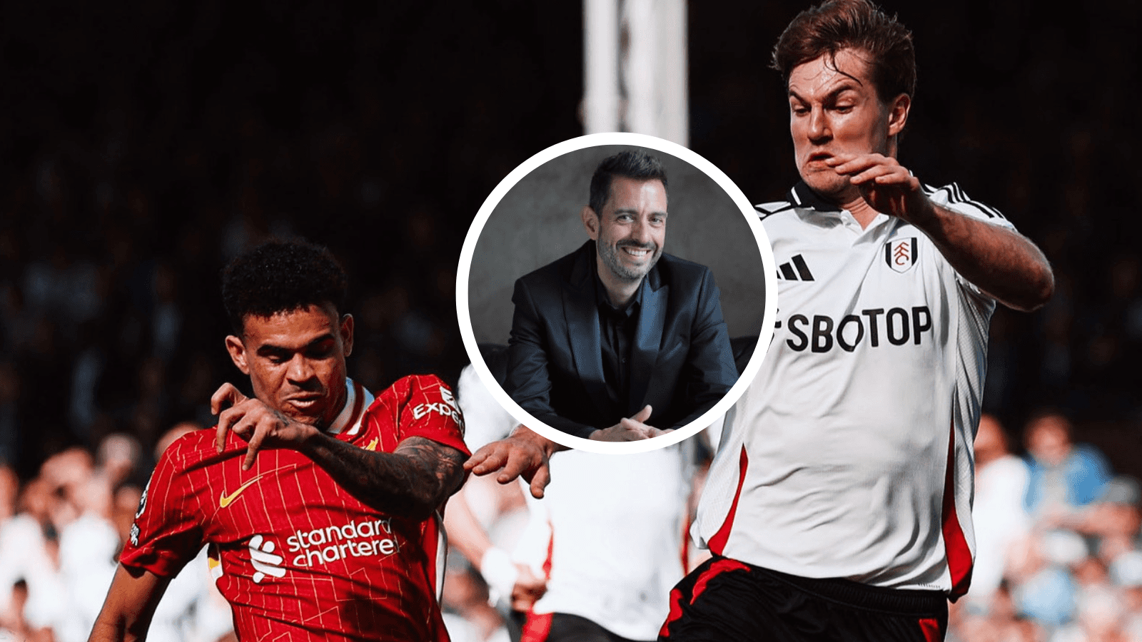 Luis Díaz recibió un mensaje de Pablo Giralt luego de su gol con el Liverpool Foto: LFC y Pablo Giralt