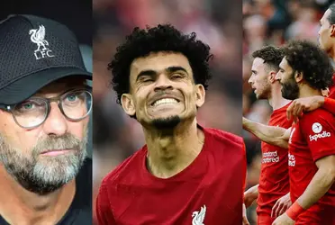 Luis Díaz regresó al banco de suplentes en Liverpool.