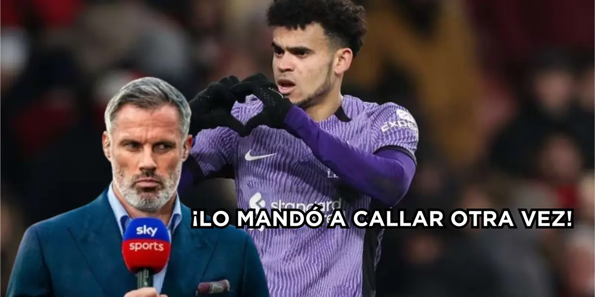Luis Díaz ridiculizó a Jaime Carragher.