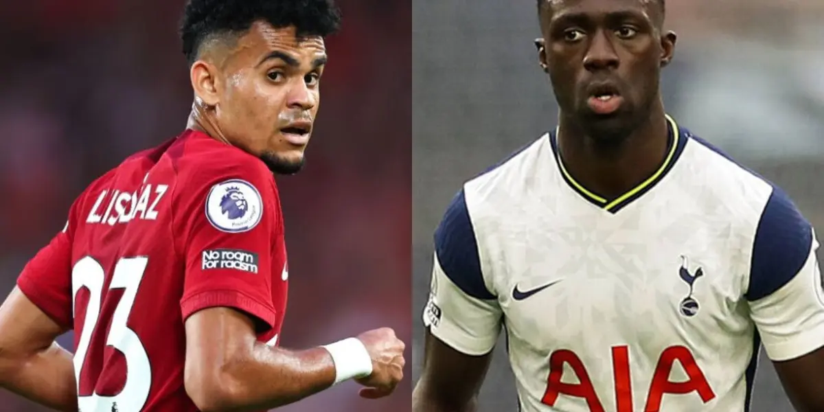 Luis Díaz se ha consolidado como un jugador titular en el Liverpool, pero su paisano Davinson Sánchez sigue en la banca del Tottenham.
