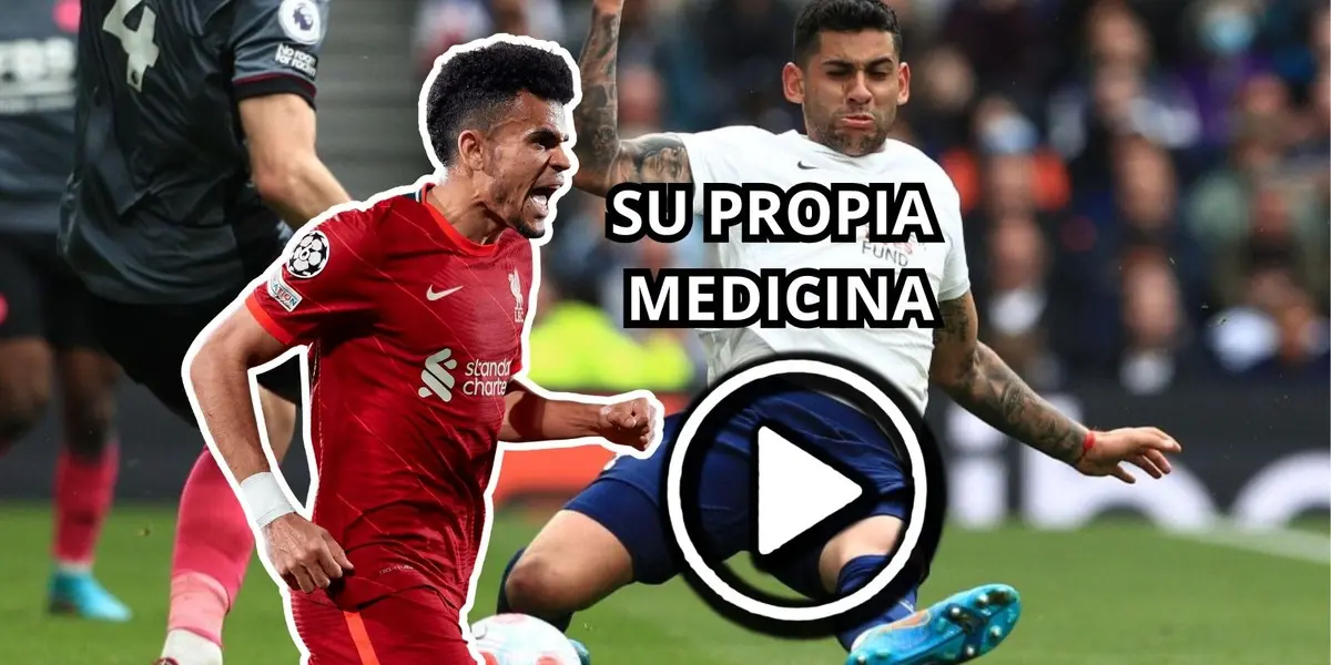 Luis Díaz se jugó un partido aparte con El Cuti Romero y le dio una dosis de su propia medicina al argentino.