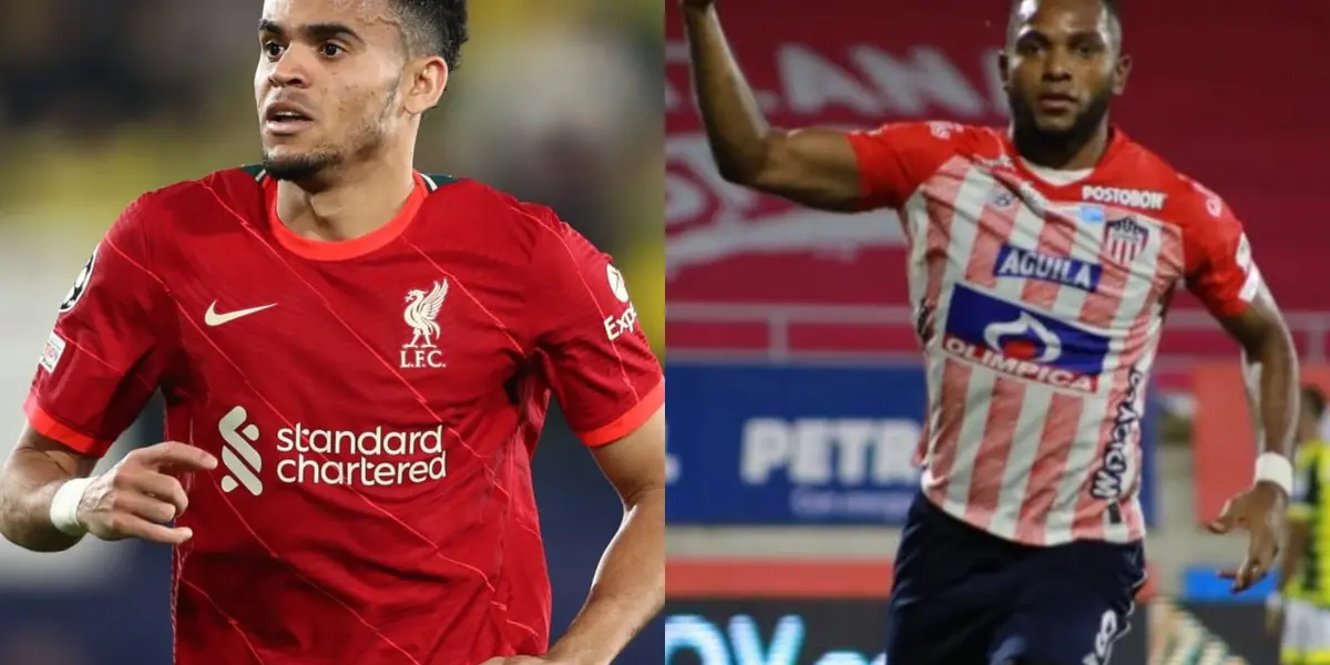 Luis Díaz se prepara para jugar con Liverpool y sorprendió tanto a Miguel Ángel Borja como los hichas del Junior.