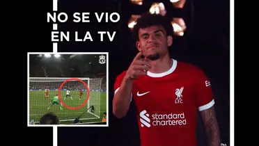 No se vio en TV, mira el nuevo video que se reveló del golazo de Luis Díaz en Liverpool