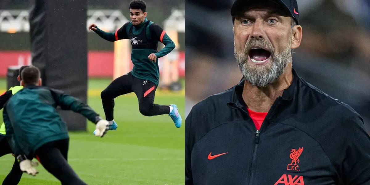 Luis Díaz se volvió a lesionar apenas regresó a los entrenamientos con el Liverpool y se prenden las alarmas en el club.