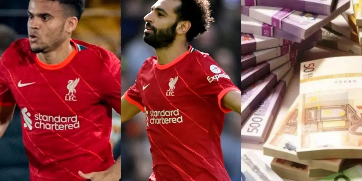 Luis Díaz sigue brillando en Liverpool, pero su sueldo aún no llega a ser como el de las grandes estrellas